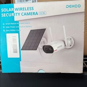 White Solar Wireless Security Camera